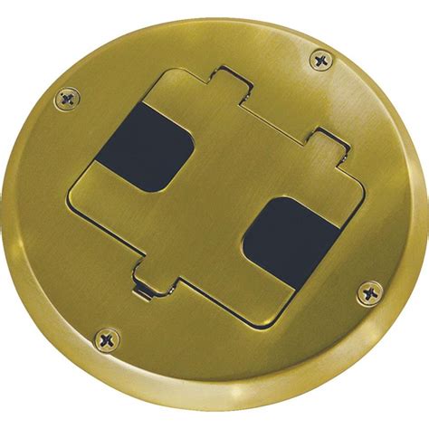 hubbell raco electrical floor outlet